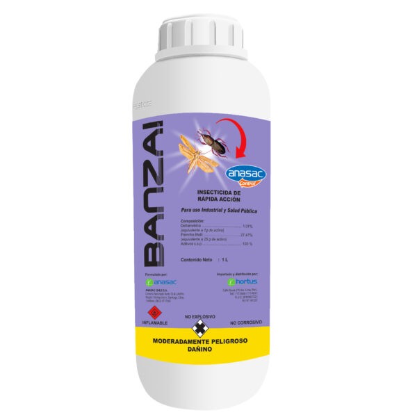 BANZAI INSECTICIDA E.C X LITRO – DELTAMETRINA + PIRIMIFOS METIL