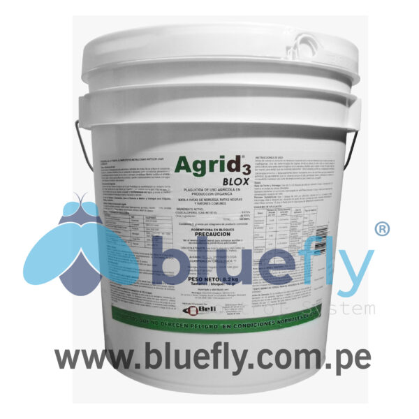 AGRID3 BLOX-COLECALCIFEROL D3-BALDE POR 8.2 KG-RODENTICIDA ORGANICO